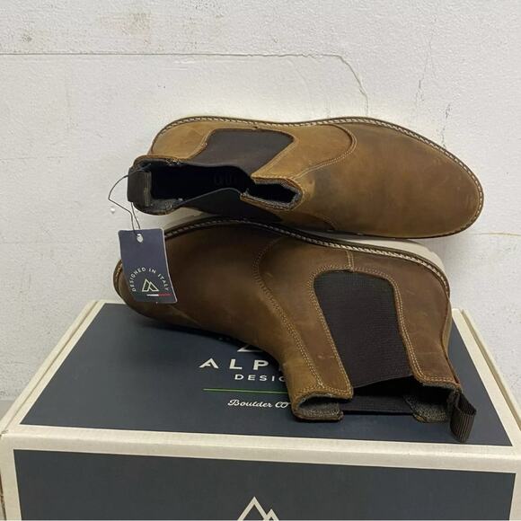 Alpine Design Women’s Light Brown/TAN Bottom Blaze Chelsea Boot AD23WCW007 - 8 - Picture 6 of 9